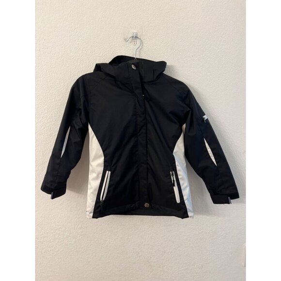Chalet ski snow jacket coat black/white women size small - Picture 1 of 9